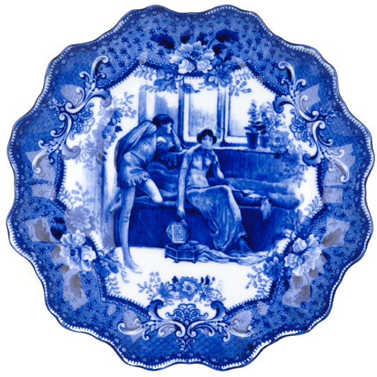 Flow Blue Plate