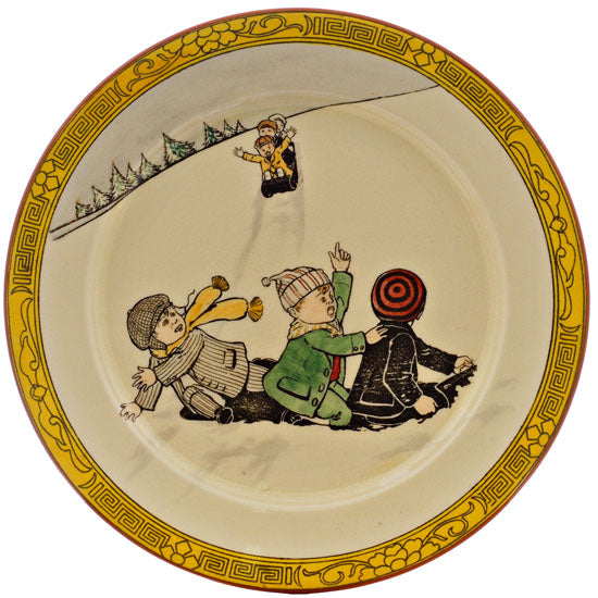 Tobogganing Plate 10.5"