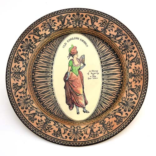 Old English Saying Plate