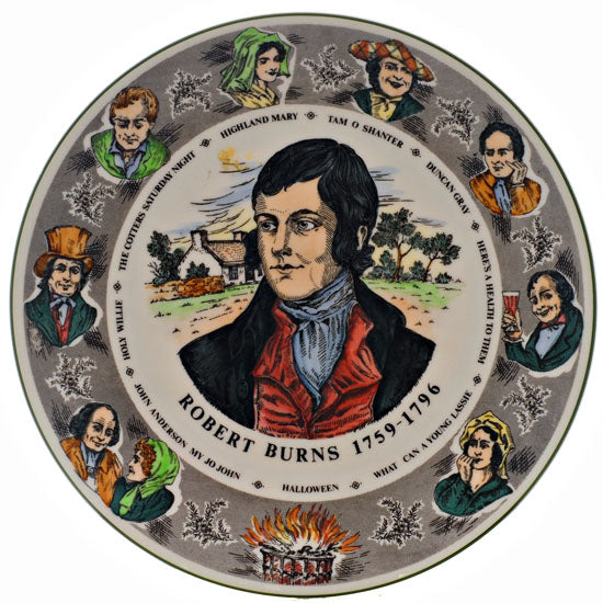 Robert Burns Plate 10.25"