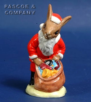 Santa Happy Xmas golden jubilee bunnykin