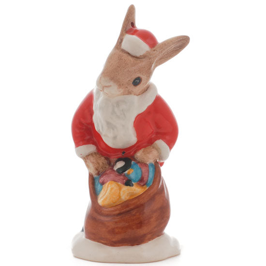 Santa bunnykin ornament