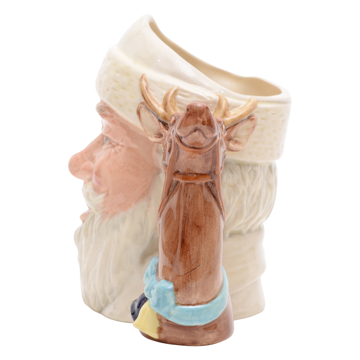 Santa Claus Large - White (reindeer) D6675