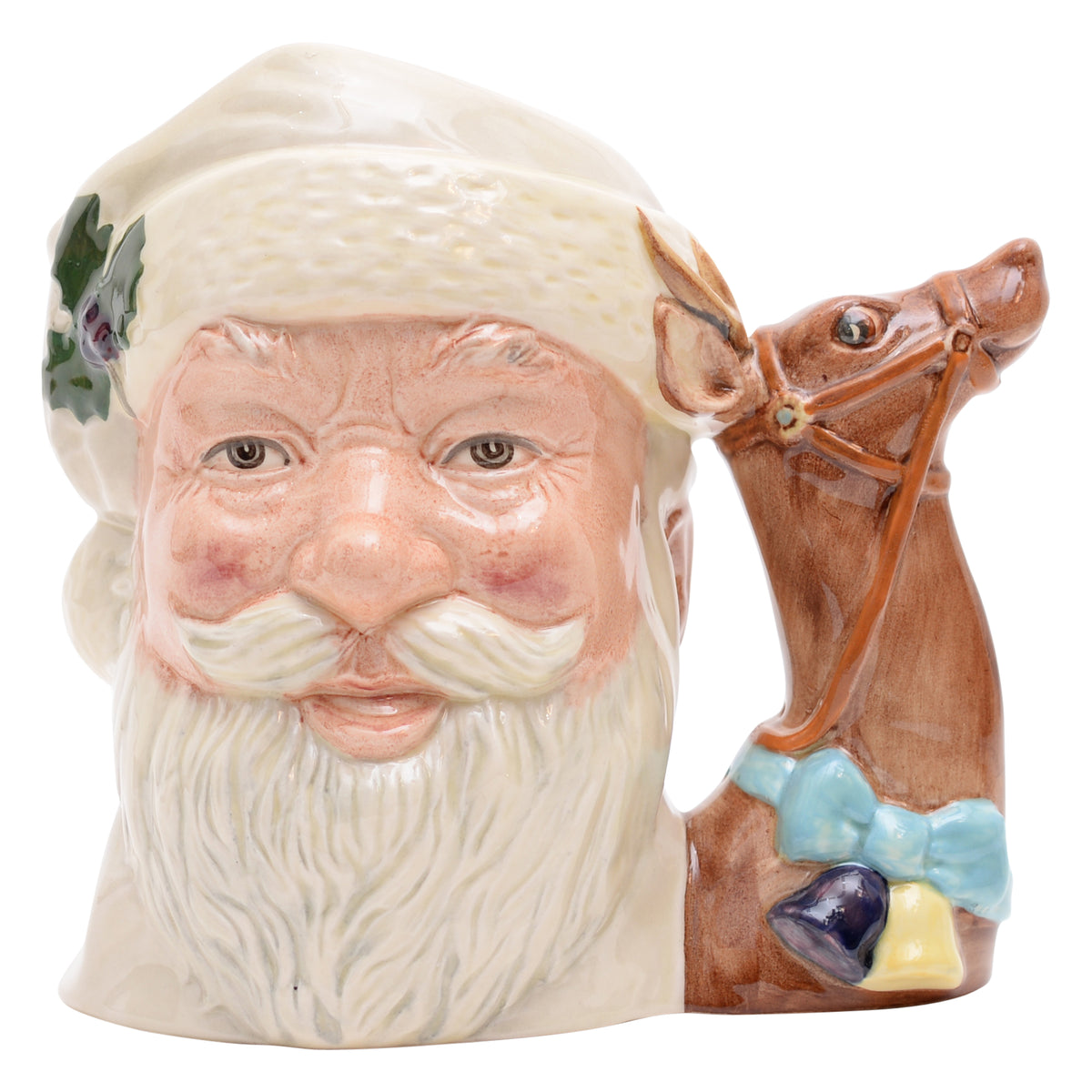 Santa Claus Large - White (reindeer) D6675