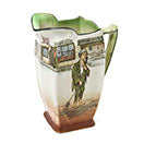 Pitcher, Dickens, Poor Jo with Broom at Marine Store AS IS