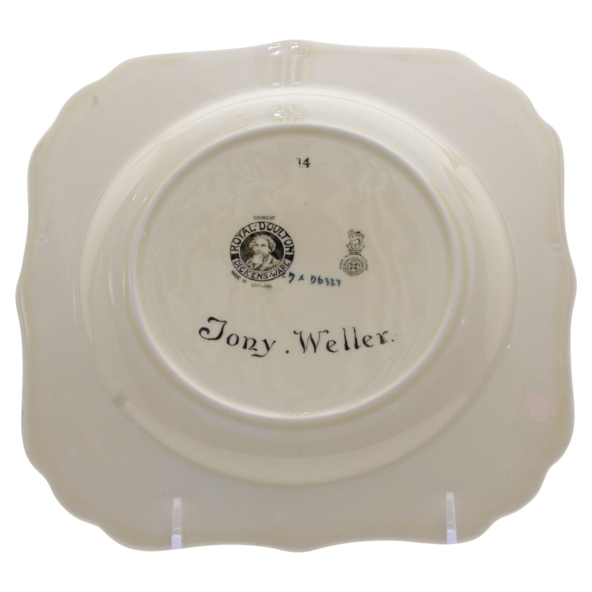 Tony Weller square plate