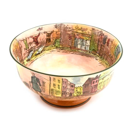 Dickensware Footed Bowl