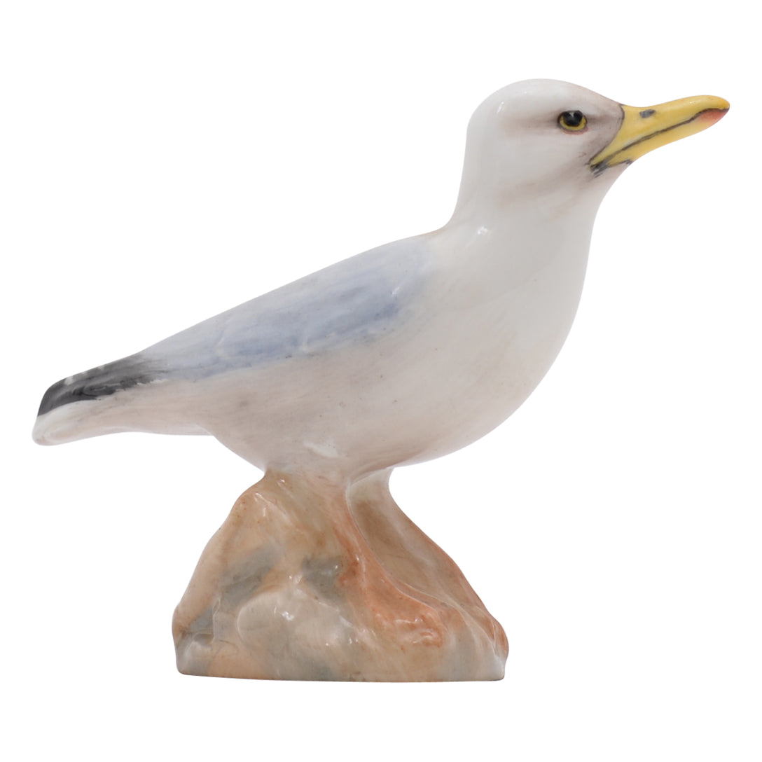 Seagull on sculpture