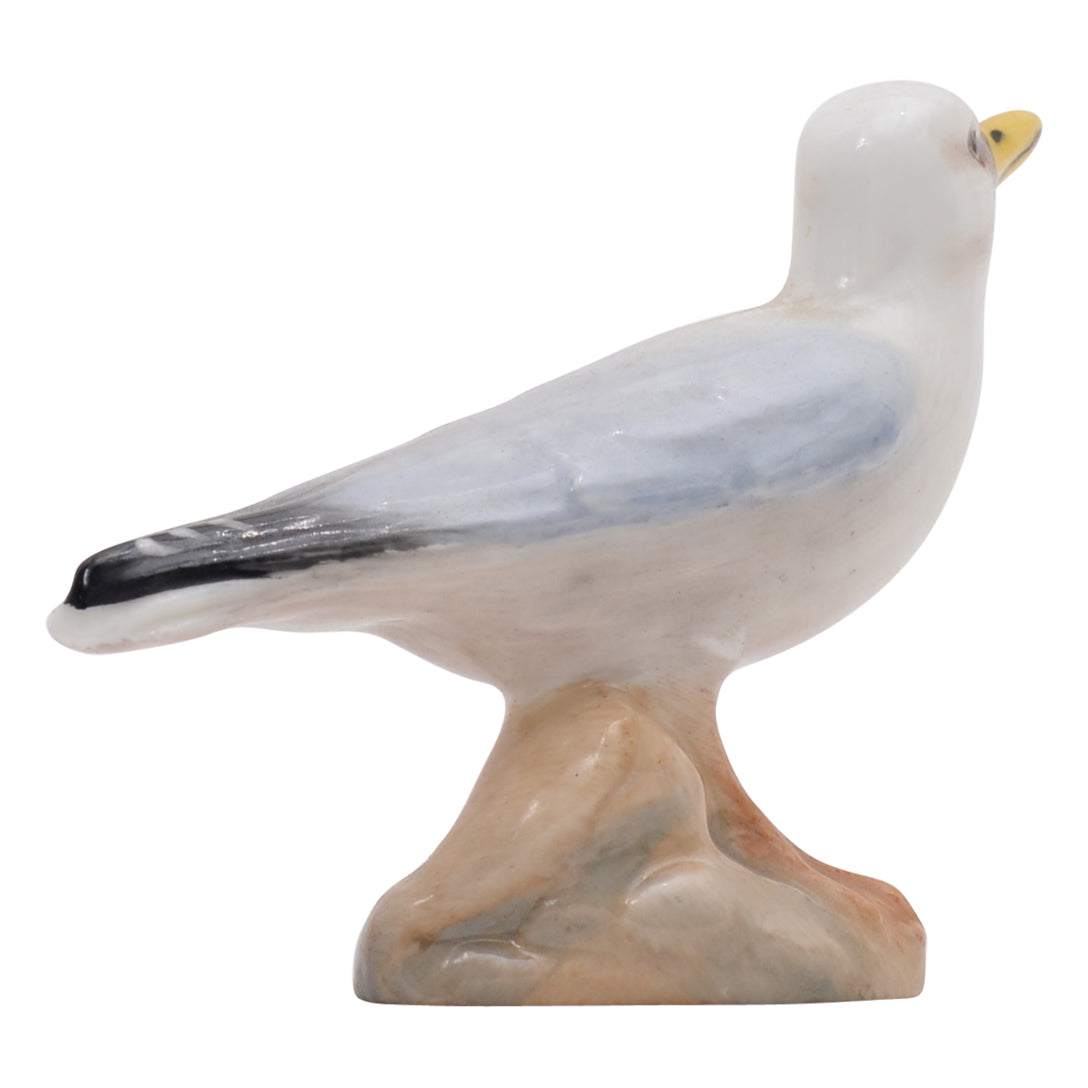 Seagull on sculpture