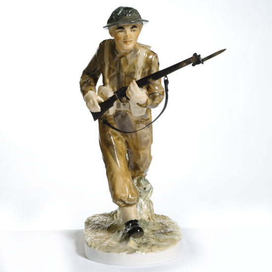 Coalport Soldier (restored)