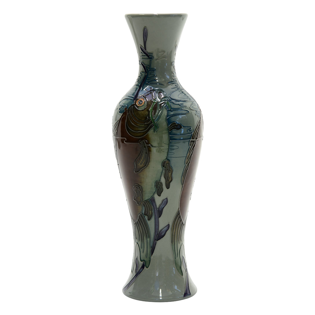 Tail dance carp fish vase
