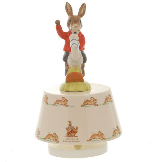 Tally Ho Golden Jubilee bunnykin music box