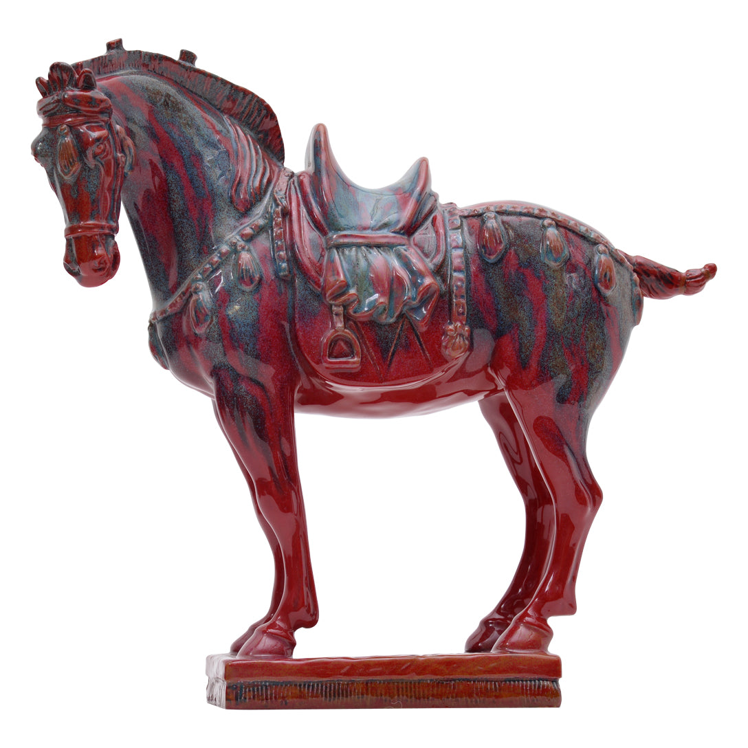 Tang Horse Flambe sculpture