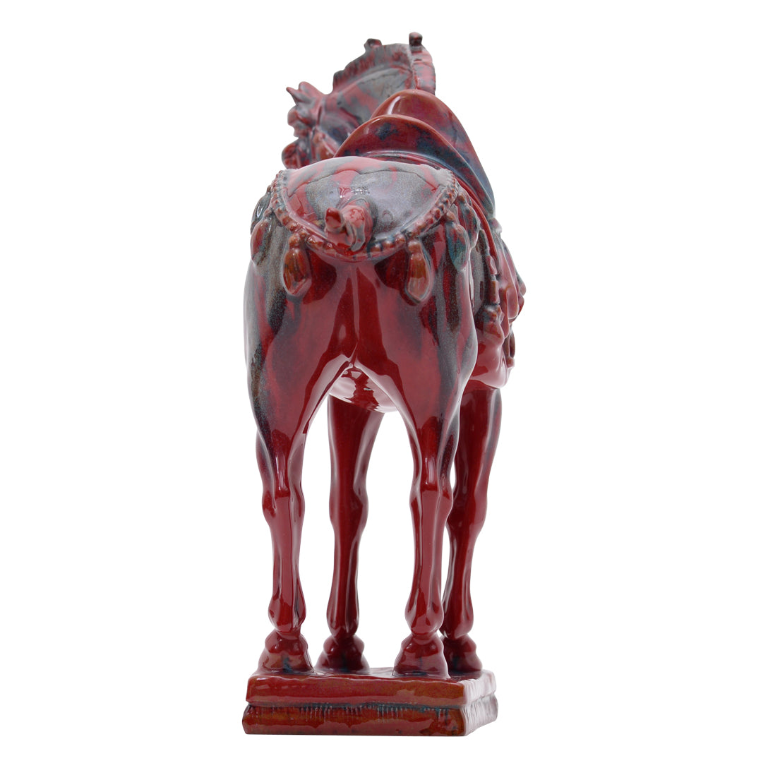 Tang Horse Flambe sculpture