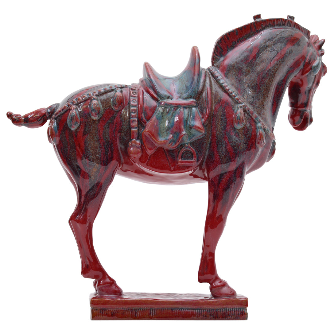 Tang Horse Flambe sculpture