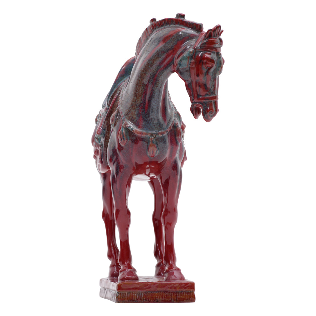 Tang Horse Flambe sculpture