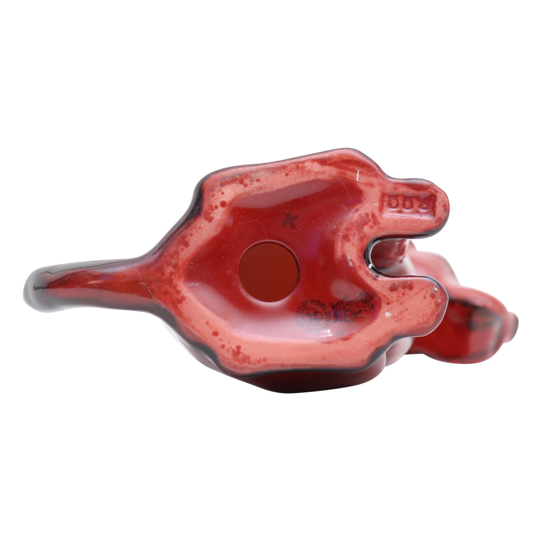 Terrier flambe sculpture