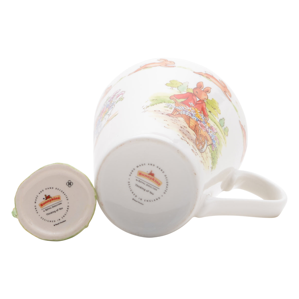 Thinking of you bunnykin mug set