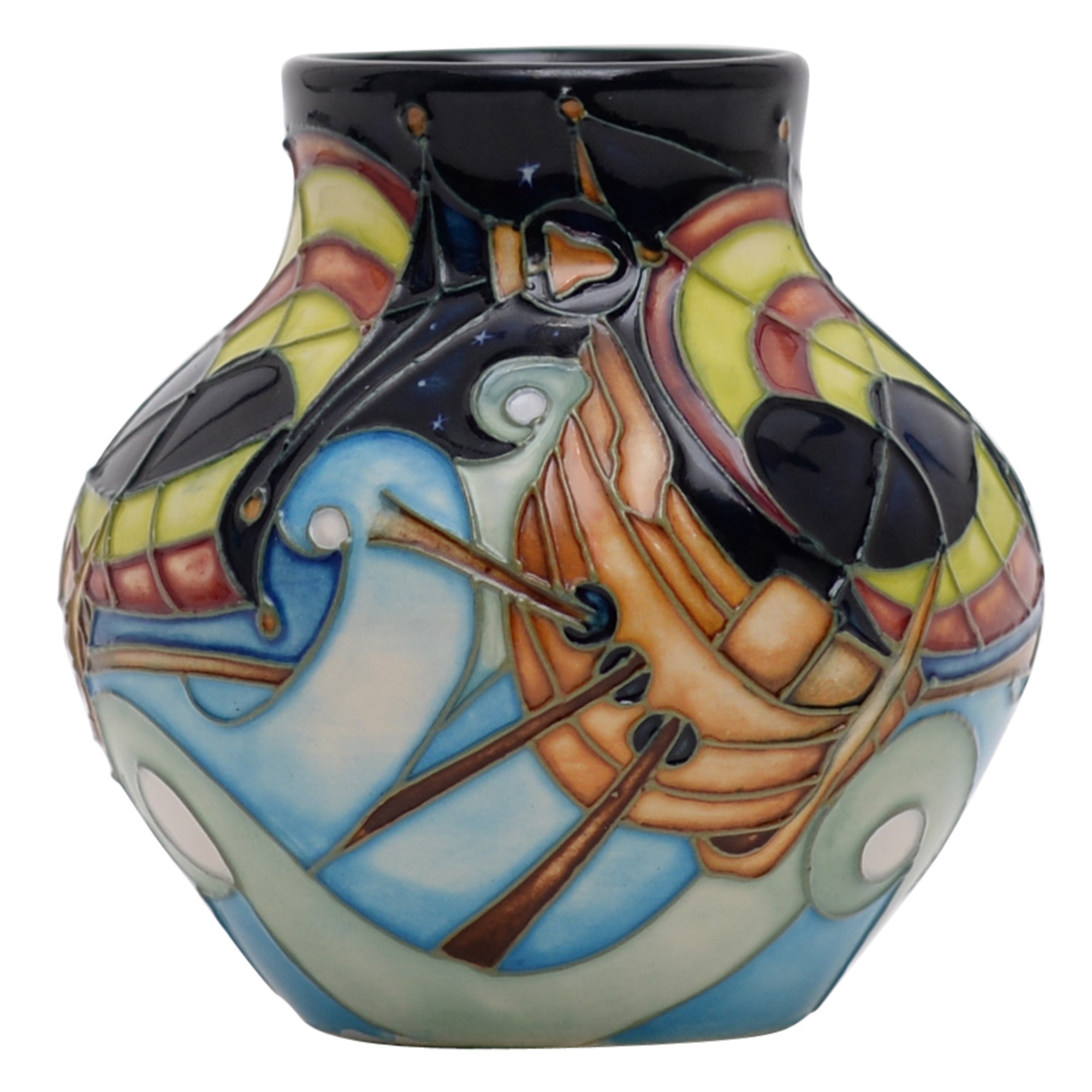 Three ships vase shape 35