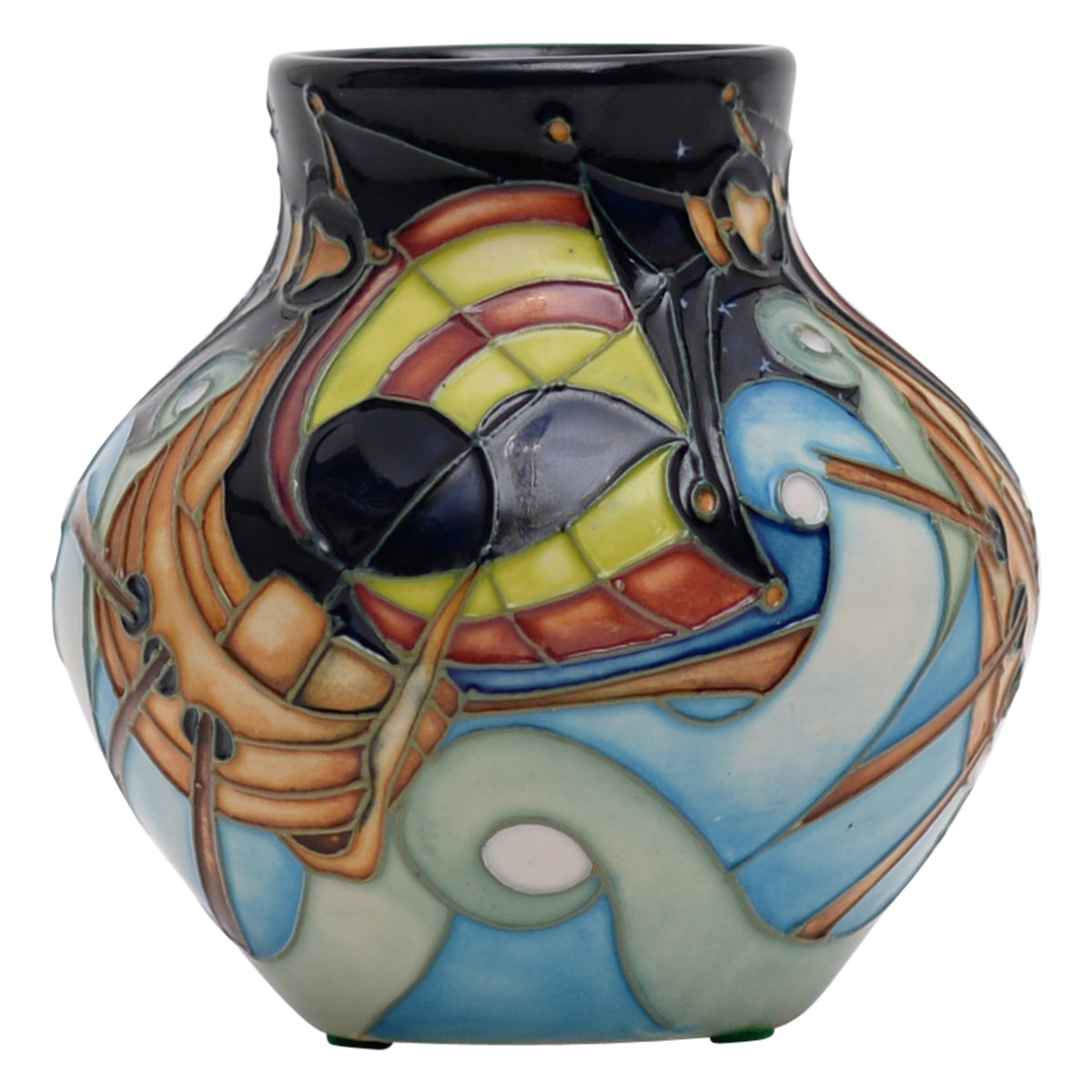 Three ships vase shape 35
