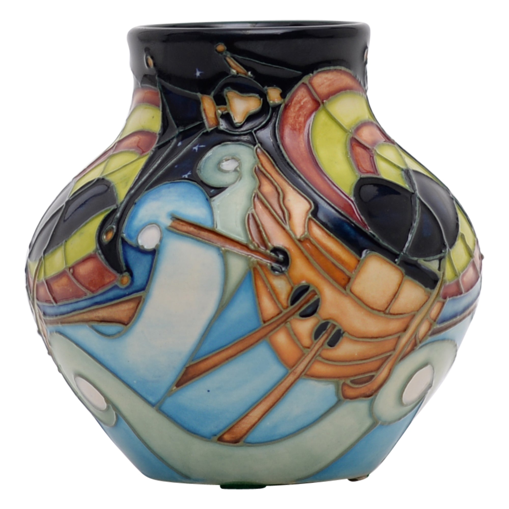 Three ships vase shape 35