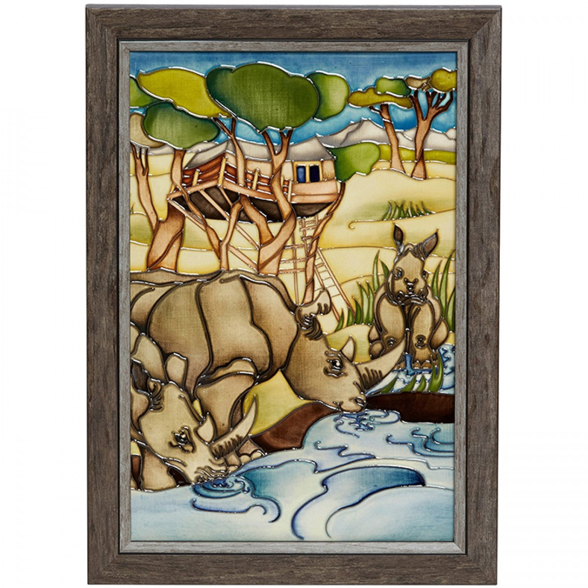 Treetops view plaque