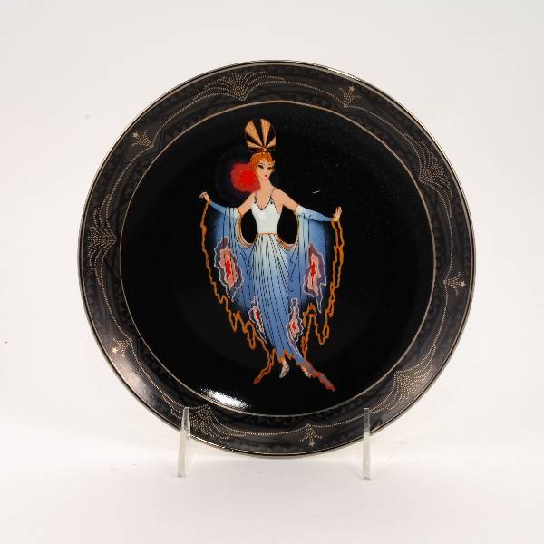 House of Erte Twilight plate