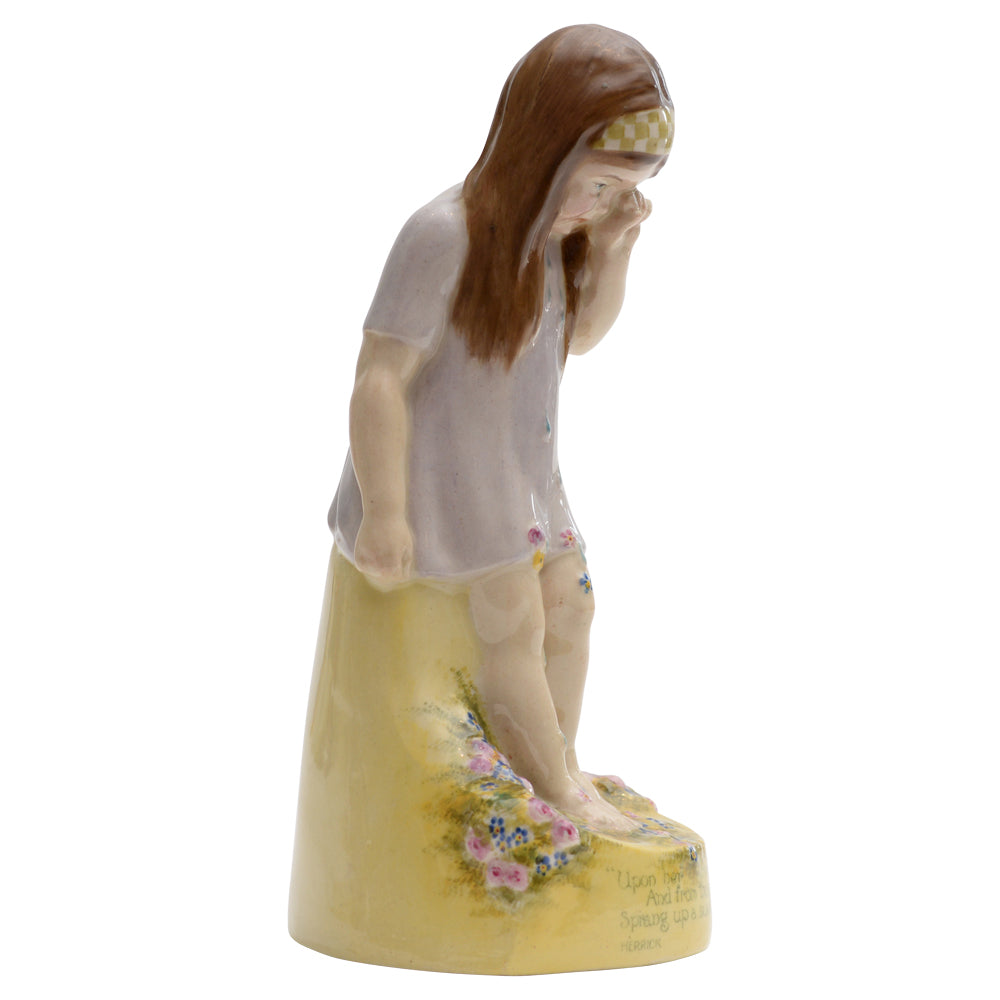 Upon Her Cheeks She Wept