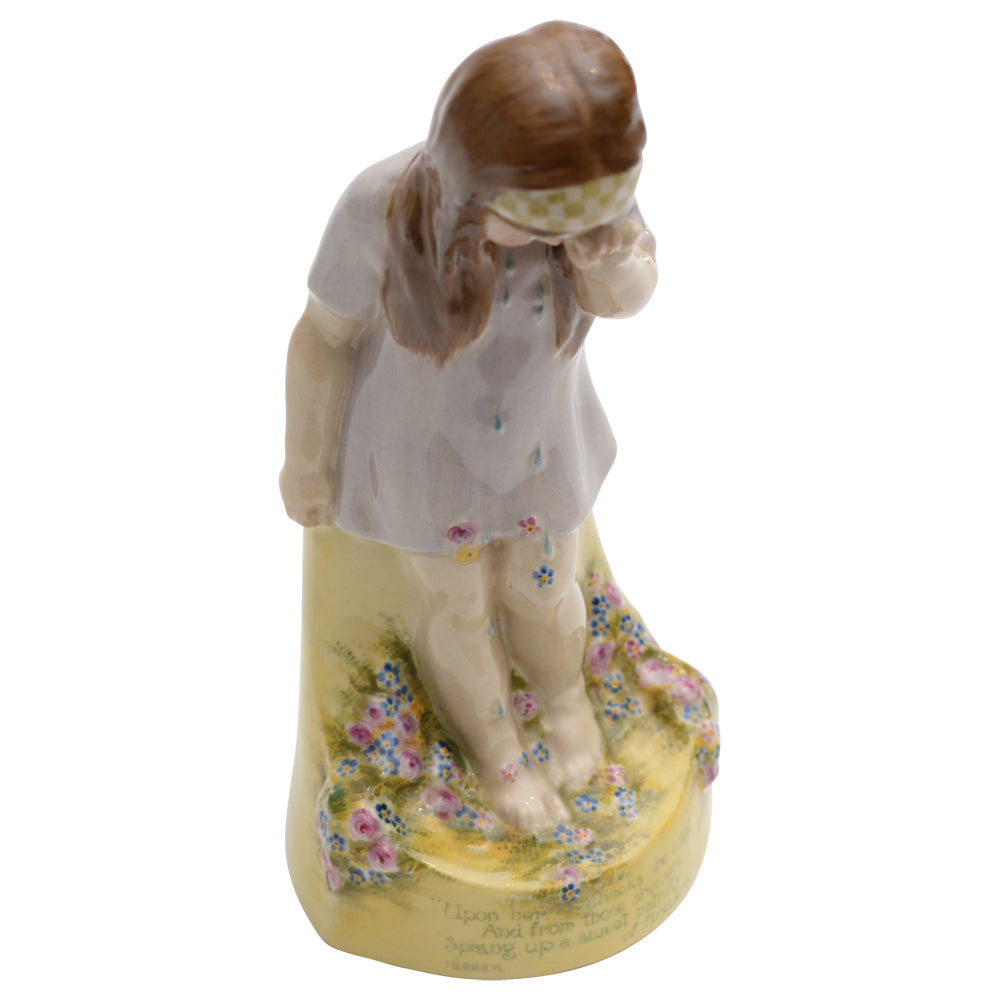 Upon Her Cheeks She Wept