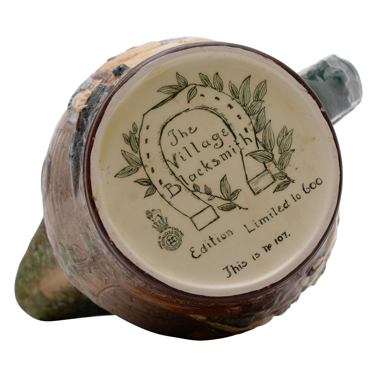 Village Blacksmith Jug