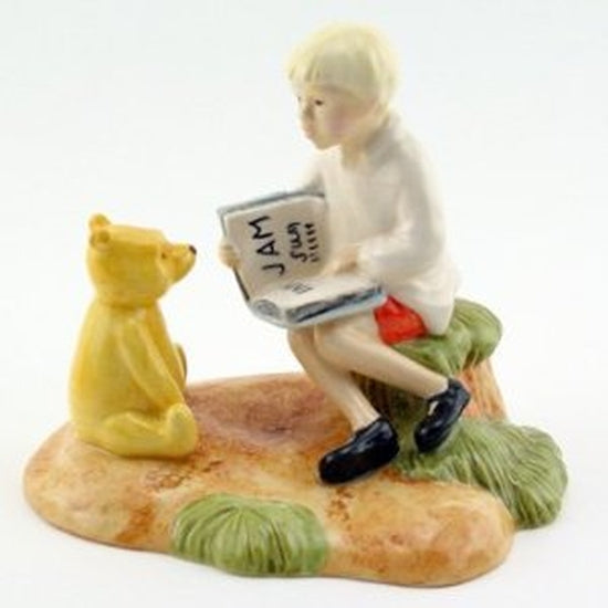 Christopher Reads to Pooh