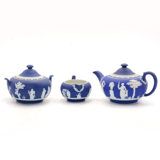 Blue Jasper Teapot Set