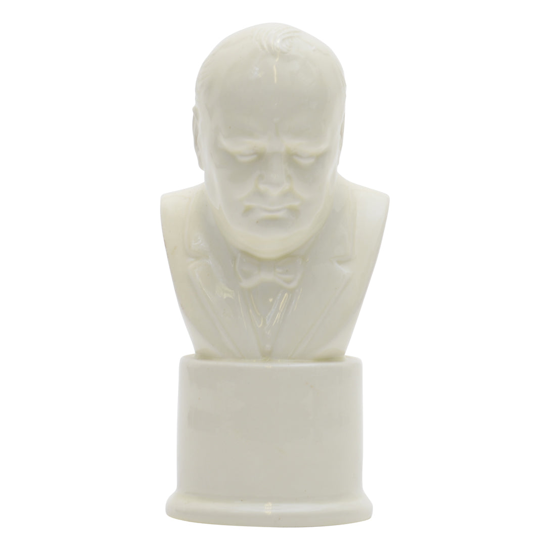 Winston Churchill white bust