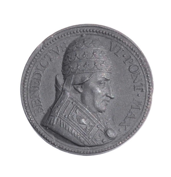 Pope Bonifacivs VI portrait medallion