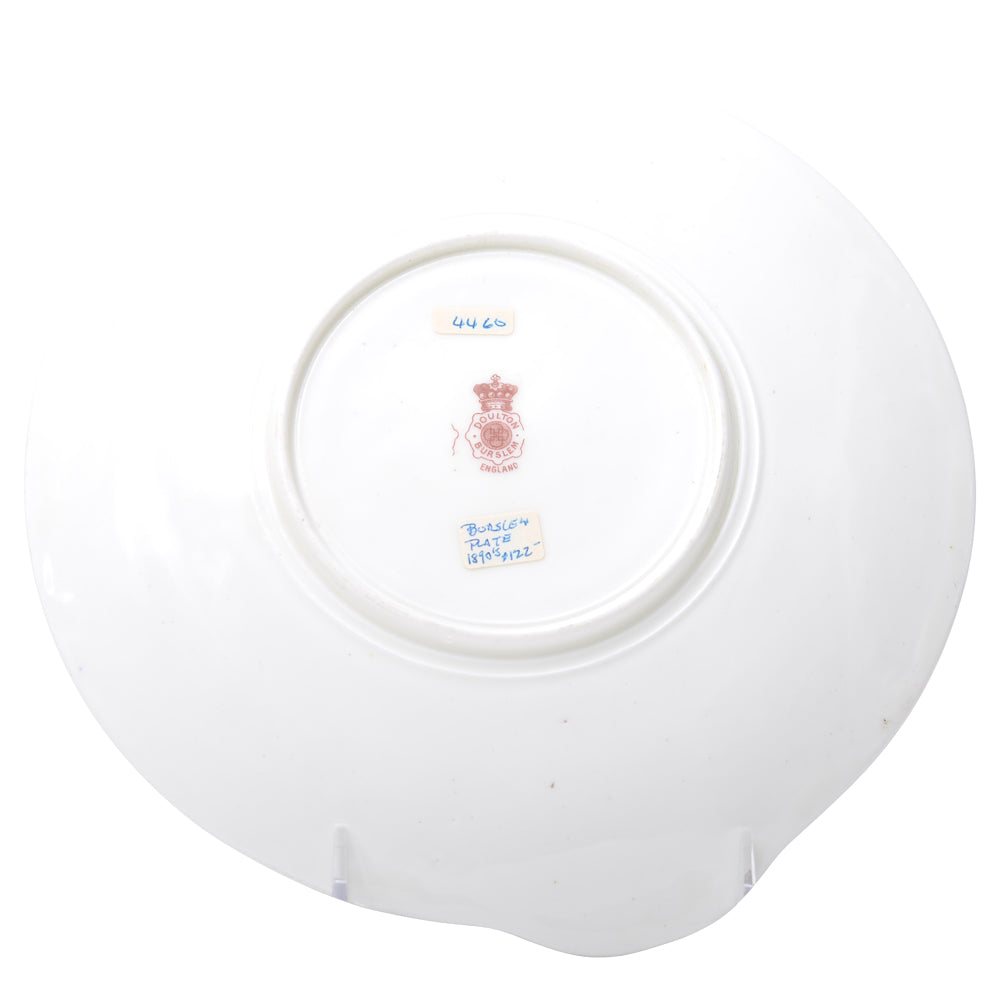 Plate Burslem Double Handle
