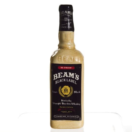 Beam&#39;s Black Label Miniature Advertisement bottle