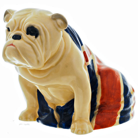 Bulldog Draped in Union Jack Large 