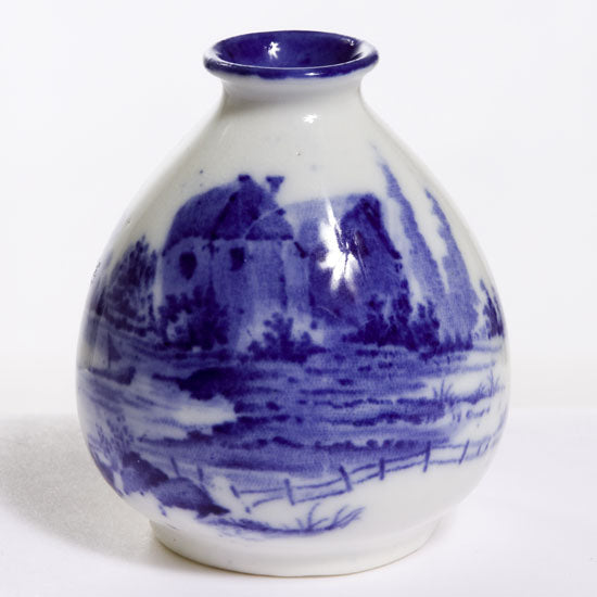 Windmill Landscape Mini Vase