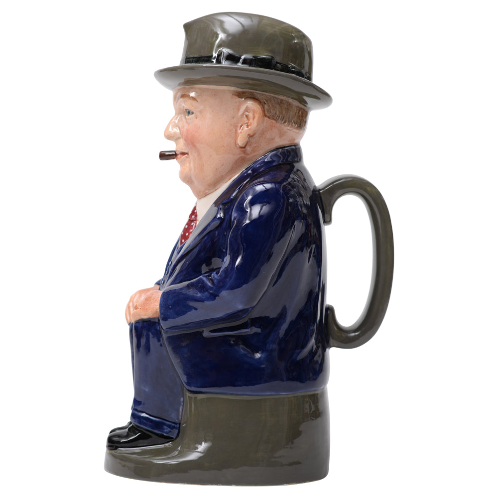 Cliff Cornell Blue Large Toby Jug