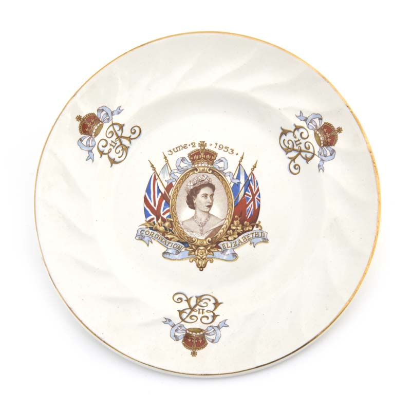 Elizabeth Coronation tray