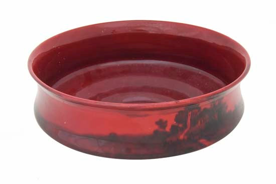 Castle Scene Bowl Flambe