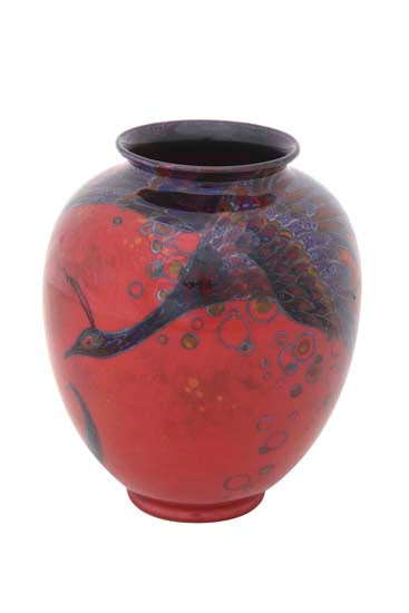 Sung Flambe Vase - Peacock