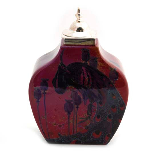 Sung Peacock Lidded Vase