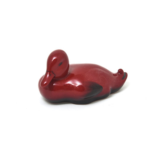 Duck, Flambe Red Black  