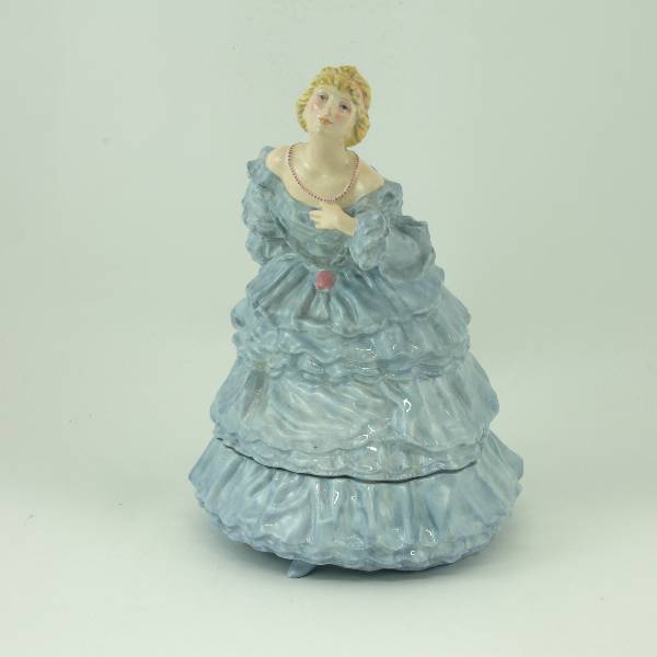 Flounced Skirt Powder Bowl Model # 324