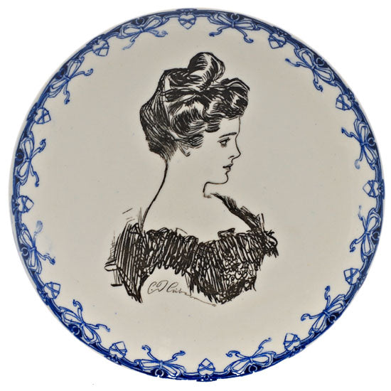 Gibson Girl Portrait Plate