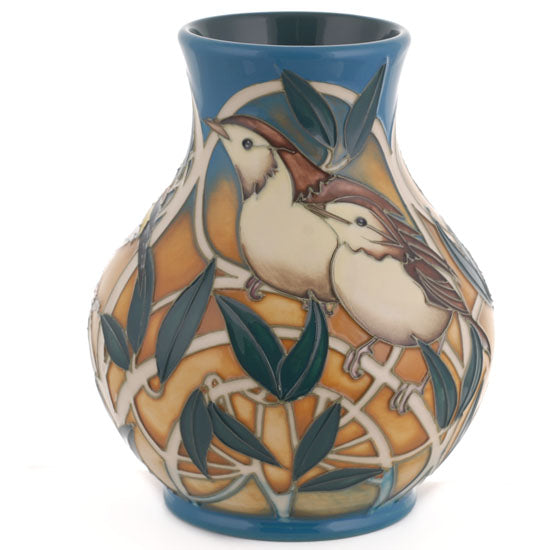 Goldfinches Vase