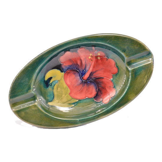 Hibiscus Moorcroft Ashtray