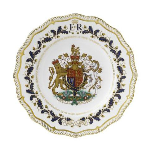 Queen Elizabeth II Diamond Jubilee Plate