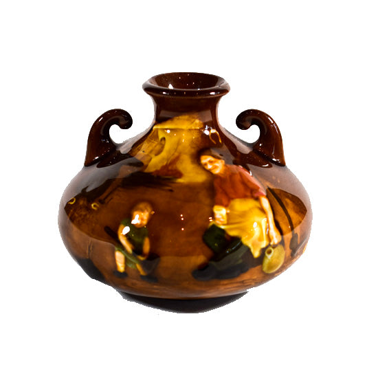 BLACKSMITH SCENE VASE - SMALL VASE